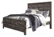 Wynnlow Queen Crossbuck Panel Headboard