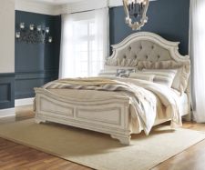 Realyn Queen Upholstered Panel Headboard