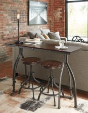 Odium Counter Height Dining Room Table and Bar Stools (Set of 3)