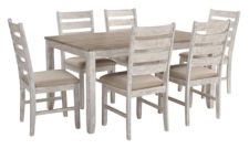 Skempton Dining Room Table and Chairs (Set of 7)