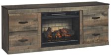 Trinell 63" TV Stand with Electric Fireplace