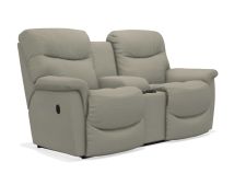 James Reclining Loveseat w/ Console