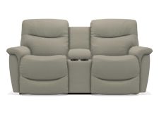 James Reclining Loveseat w/ Console