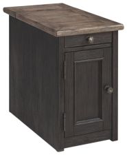 Tyler Creek Chairside End Table with USB Ports & Outlets